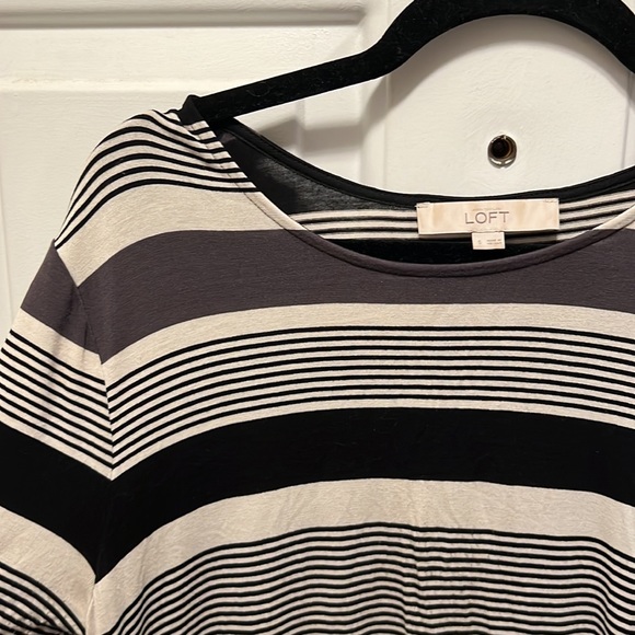 Loft striped casual dress - Picture 2 of 4